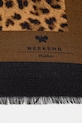 Weekend Max Mara chusta z dodatkiem wełny AEDUCATA 2615541134600 brązowy SS26