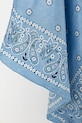 Dodatki Weekend Max Mara bandana ženska svilena APENTOLA 2615541075600 modra
