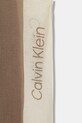 Calvin Klein šál dámsky s prímesou ľanu LV04F9021G béžová SS26