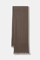 Marella szal damski lniany MLACOLONO brązowy 2613541027200
