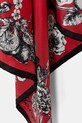 Moschino chusta jedwabna M3380.03549 czerwony SS26