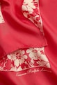 Akcesoria Lauren Ralph Lauren chusta damska jedwabna 454P14493 czerwony