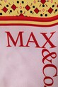 Akcesoria MAX&Co. szal jedwabny MCAASTI 2616541026200 żółty