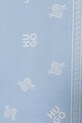 HUGO svilena ruta ženska bombažna 2Bandana_pack 50562378 modra