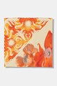 Never Fully Dressed apaszka damska z wiskozy pomarańczowy NFDA621