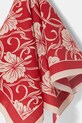 Akcesoria Drôle de Monsieur apaszka damska bawełniana Monogramme Hibiscus K.BA028.CO128.RD czerwony