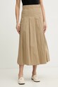 Weekend Max Mara spódnica ORME casual beżowy 2615101111600