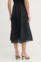 Одежда Weekend Max Mara юбка из льна GERGO 2615101012600 чёрный