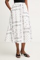 Weekend Max Mara φούστα βαμβακερή CARAVAN λευκό 2615101082600
