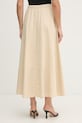 Îmbrăcăminte MM by Max Mara fustă cu bumbac RIBES 2616771018600 bej
