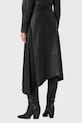 Шкіряна спідниця AllSaints W073RD чорний SS26