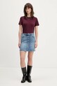 HUGO spódnica jeansowa Gilvie 50553182 fioletowy SS26