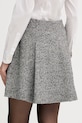 Odzież Tommy Hilfiger spódnica z domieszką wełny WW0WW48787 szary