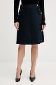 Φούστα με προσθήκη μαλλιού Tommy Hilfiger casual σκούρο μπλε WW0WW49474