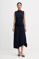 Victoria Beckham spódnica 1126JSK007082A granatowy SS26