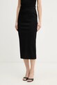 Sukňa Armani Exchange pletenina čierna XW001835.AF18852