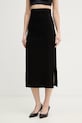 Pinko spódnica z elastanem czarny 106485.A2Q2