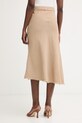 Odzież Pinko spódnica z lnem 106535.A34G beżowy