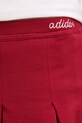 Βαμβακερή φούστα adidas κόκκινο KD3372