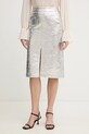 OUI spódnica z elastanem srebrny 96027