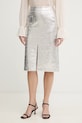 OUI spódnica z elastanem srebrny 96027