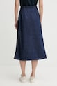 Odzież A.P.C. spódnica jeansowa JUPE LONGUE COHMJ.F06506 granatowy