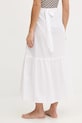 Odzież Melissa Odabash spódnica plażowa z dodatkiem lnu MO.MONROE biały