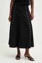 Marella spódnica bawełniana TALAMO czarny 2613101044200