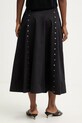 Odzież Marella spódnica bawełniana TALAMO 2613101044200 czarny