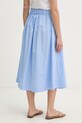 Odzież Marella spódnica bawełniana z elastanem MEMORE 2613101062200 niebieski