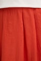 Marella spódnica lniana Emme by Marella pomarańczowy 2615101082200