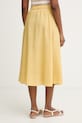 Odzież iBlues spódnica lniana SEGGIO 2617101082200 żółty
