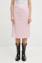 Rotate spódnica casual różowy 1152401809
