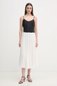 Lacoste spódnica plisowana JF1402 biały SS26