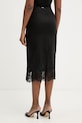 Oblečenie Twinset sukňa ľanová 261TT2185 čierna
