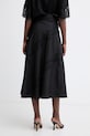 Ρούχα Twinset φούστα βαμβακερή 261TT2030 μαύρο