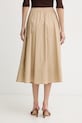 Îmbrăcăminte Twinset fustă din bumbac cu elastan 261TT2235 maro