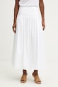 Luisa Spagnoli φούστα βαμβακερή Tacco λευκό 543243