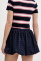 Одяг Guess Jeans спідниця бавовняна W6GD63.WO331 темно-синій