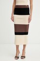 Fracomina spódnica maxi beżowy FR26SG4004K418N8