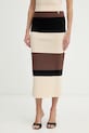 Fracomina spódnica maxi beżowy FR26SG4004K418N8