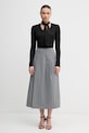 United Colors of Benetton spódnica 46Q2D005N szary SS26