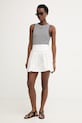 Pinko spódnica bawełniana 106830.A2LD biały SS26