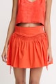 Pinko spódnica bawełniana pomarańczowy 106830.A2LD