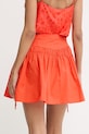 Odzież Pinko spódnica bawełniana 106830.A2LD pomarańczowy
