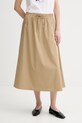 Marc O'Polo spódnica z bawełną beżowy 5000008211