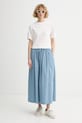 Marc O'Polo spódnica z bawełną 5000009638 niebieski SS26