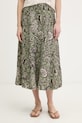 Marc O'Polo spódnica z wiskozy zielony 5000013193