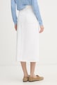 Odzież Tommy Hilfiger spódnica z rozcięciem jeansowa WW0WW48607 biały