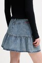 Ρούχα Βαμβακερή τζιν φούστα Levi's FLOUNCE MINI 005DY.0002 μπλε